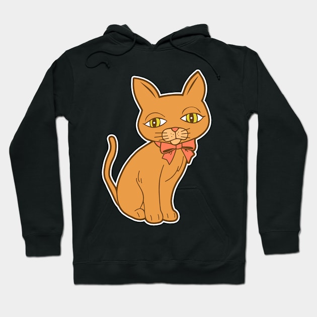 Cute Kitty Hoodie by RockettGraph1cs